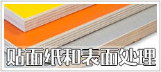 贴面纸和表面处理